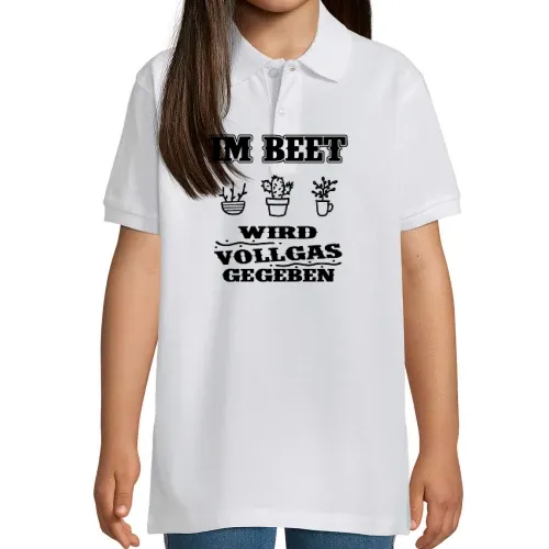 Im Beet Wird Vollgas Gegeben Garten Gärtner Spruch Polo Kinder Perfect