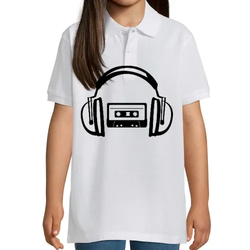 Kassette hört Kopfhörer Polo Kinder Perfect