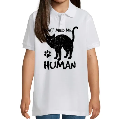 Katzen Spruch Polo Kinder Perfect