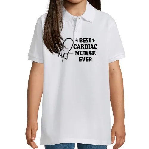 Krankenschwester Best Cardiac Nurse Ever Polo Kinder Perfect