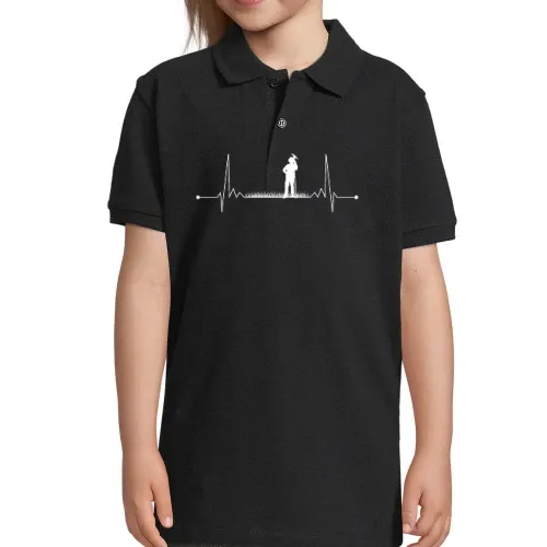 Landwirt Puls Farmer Herzschlag Feldarbeiter Polo Kinder Perfect