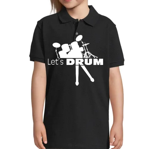Lets Drum Schlagzeug mit Sticks Kinder Polo