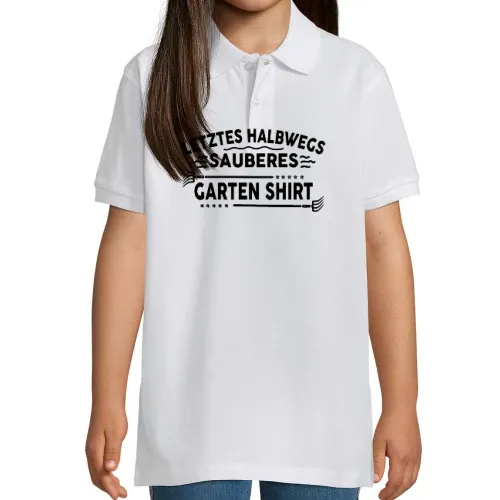 Letztes Halbwegs Sauberes Garten Shirt Gärtner Polo Kinder Perfect