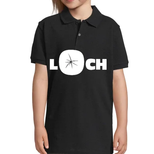 Loch im Shirt Polo