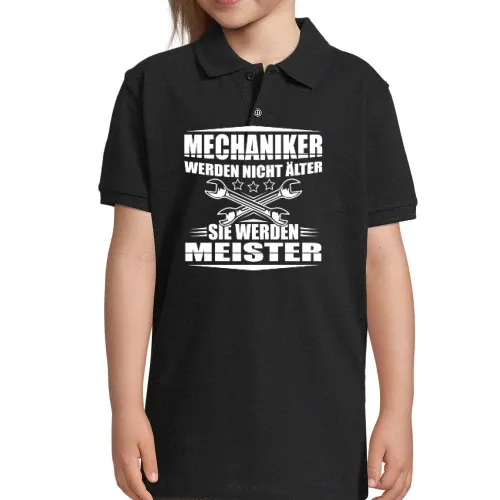 Mechaniker werden nicht älter sie werden Meister Polo Kinder Perfect
