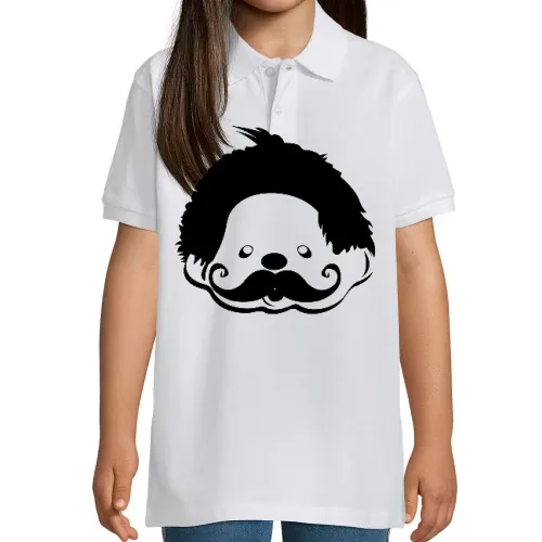 Monchichi Moustache 2.0 Polo Kinder Perfect