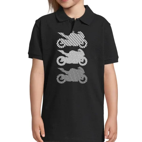Motorrad hoch3 weiß Kinder Polo Motorrad hoch3 weiß Polo