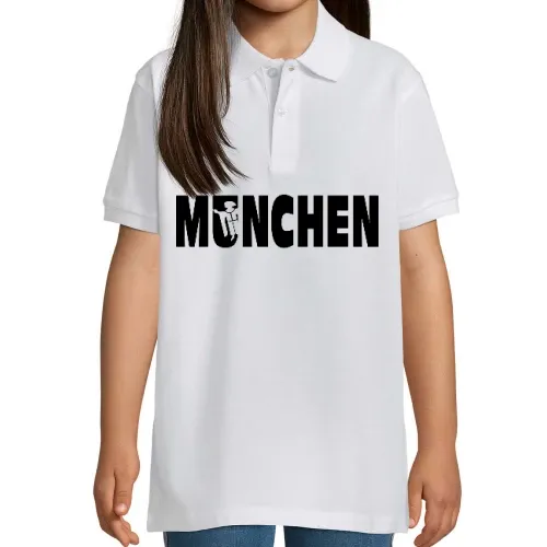 München Mönch Wappen Polo Kinder Perfect