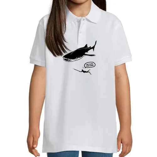 Not In His Food Chain Speerfischen Tauchen Fischen Polo Kinder Perfect