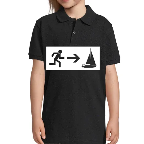 Notausgang Segelboot Kinder Polo