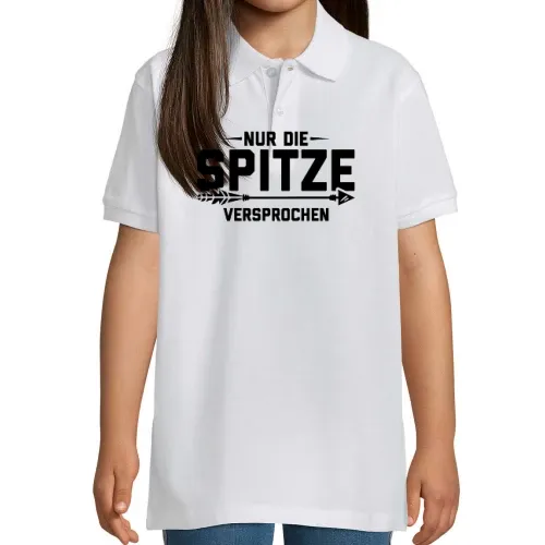 Nur Die Spitze, Versprochen Bogensport Witz Polo Kinder Perfect
