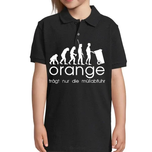 orange trägt nur die müllabfuhr evolution Polo Kinder Perfect