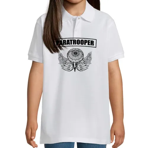 Paratrooper Fallschirmjäger Falli Symbol Polo Kinder Perfect