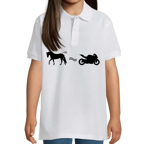 Pferd ist Motorrad Polo