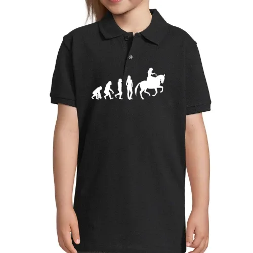 Pferde Reiterin Evolution Pferdeliebe Reiten Polo Kinder Perfect