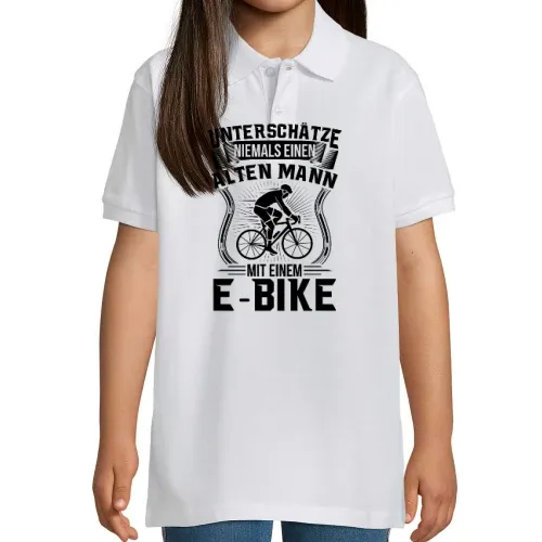 Radfahrer Fahrradfahren E Bike Fahrrad Rentner Polo Kinder Perfect