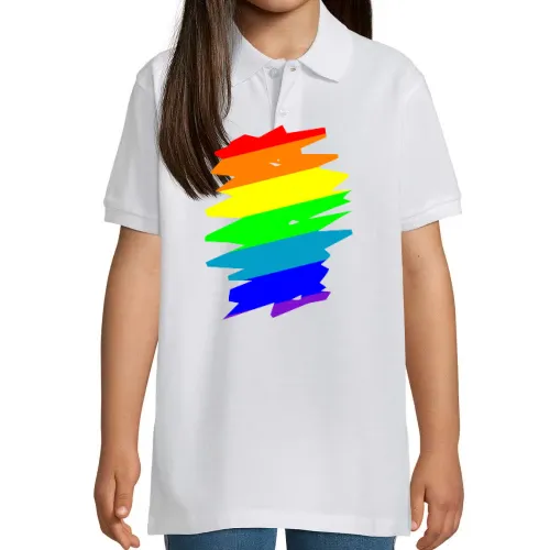 Regenbogenkratzer Polo Kinder Perfect