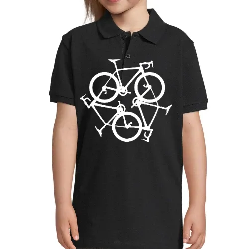 Rennrad Dreieck Polo Kinder Perfect