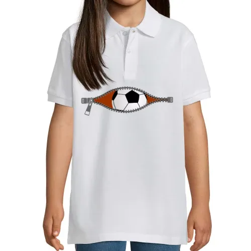 Schwanger Fußball Reißverschluss Polo