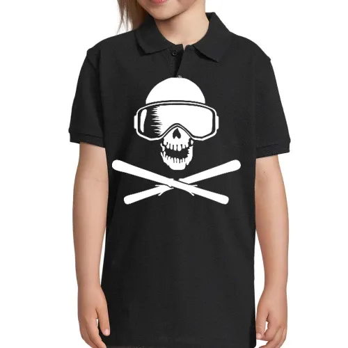 Ski Skulls Polo Kinder Perfect