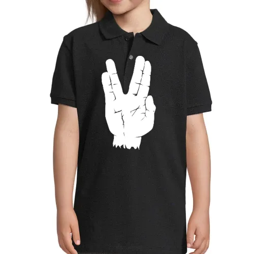Spock Vulkanier Gruß Kinder Polo