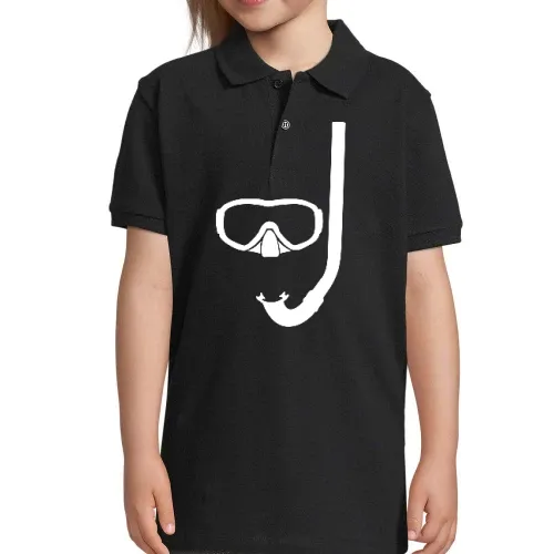 Taucherbrille und Schnorchel Kinder Polo