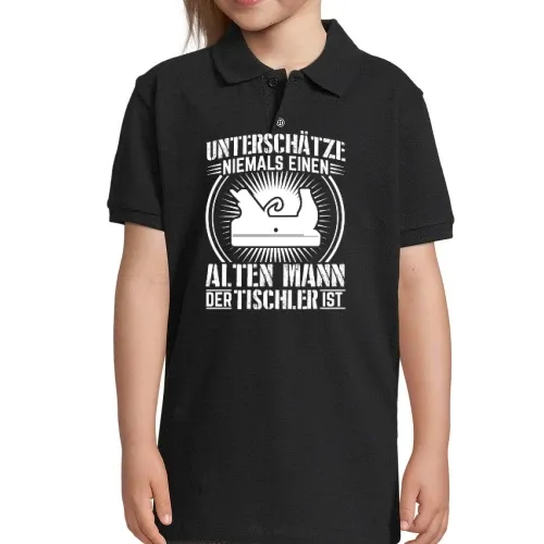 Tischler Mann Basteln Zimmermann Handwerker Hobel Polo Kinder Perfect