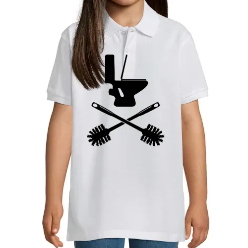 Toilette mit Klobürste Kinder Polo