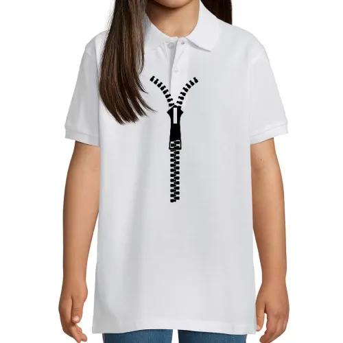 überdimensionaler Reißverschluss Polo Kinder Perfect