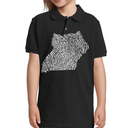Uganda Fingerabdruck Polo Kinder Perfect
