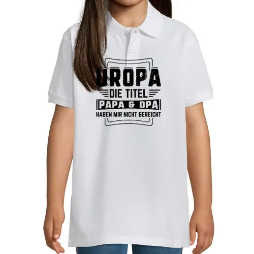 Uropa Opa Papa Titel Opi Großvater Vatertag Baby Polo Kinder Perfect