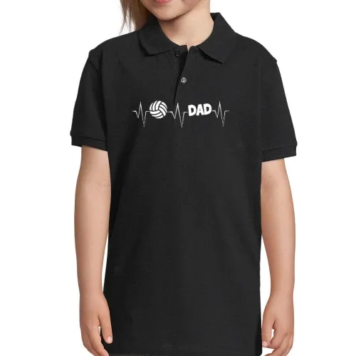 Volleyball Volleyballer Dad Herzschlag Polo