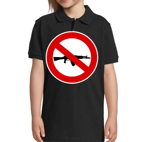 Waffenverbot Schild Polo Kinder Perfect
