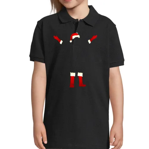 Weihnachtsmann im dunkeln Polo