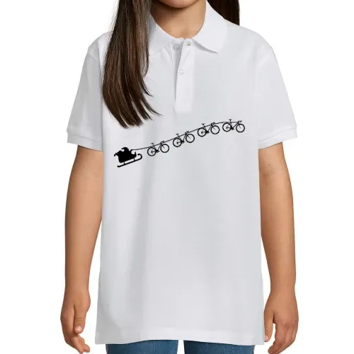 Weihnachtsschlitten aus fliegenden Rennrädern Polo Kinder Perfect