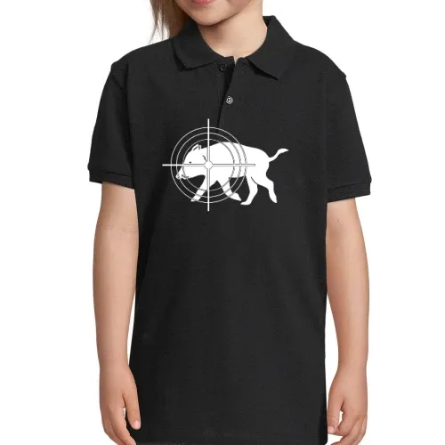 Wildschwein Jäger Visier Jagen Schwarzwild Jagen Polo Kinder Perfect