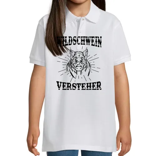 Wildschwein Versteher Jäger Keiler Schwarzwild Polo Kinder Perfect