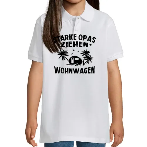 Wohnwagen Opa Caravan Camping Großvater Geschenk Polo Kinder Perfect