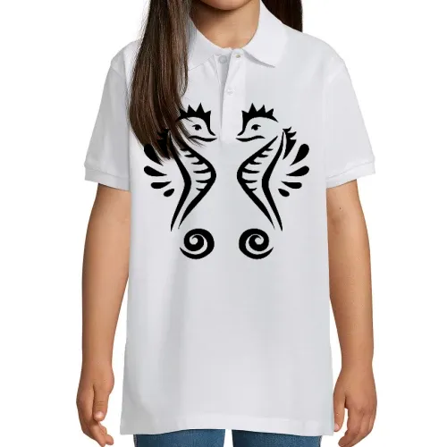 Zwei Seepferdchen Polo Kinder Perfect