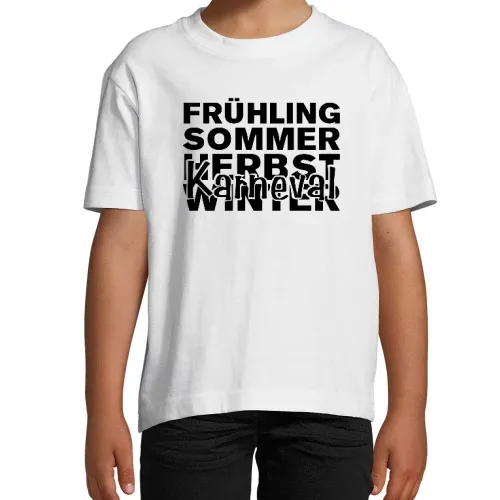 5. Jahreszeit Karneval Kinder T-Shirt
