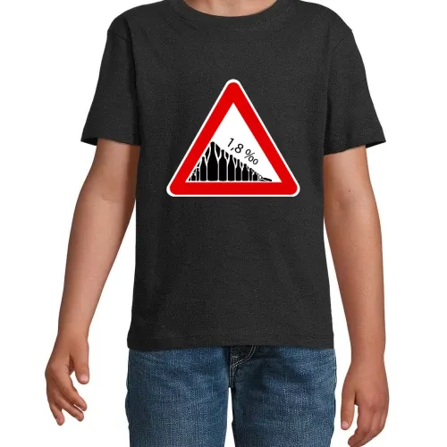 Achtung Alkohol Promille T-Shirt Kinder Imperial