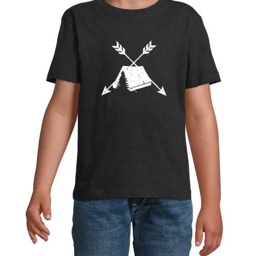 Achtung Zelten Pfeile Camping T-Shirt Geschenkidee T-Shirt