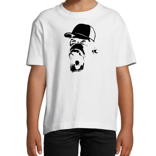 Affe mit Basecap T-Shirt Kinder Imperial