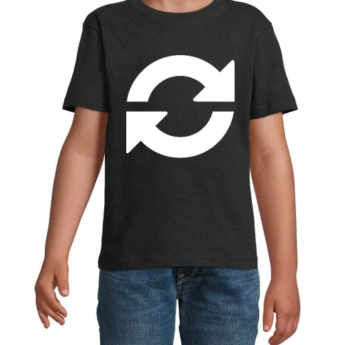 Aktualisieren Refresh Symbol Kinder T-Shirt