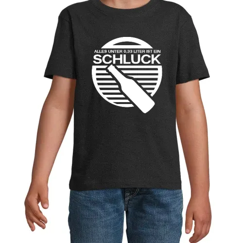 Alles unter 0,33 Liter ist nur ein Schluck T-Shirt Kinder Imperial