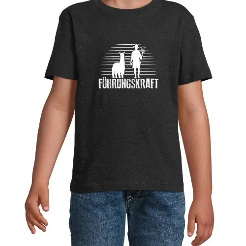 Alpaka Führungskraft - Alpaka Farm Lama Farmer Kinder T-Shirt