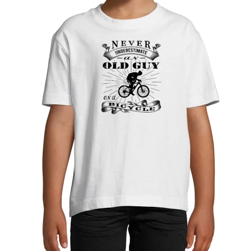 Alter Mann Fahrrad Rente Spruch für Männer Kinder T-Shirt