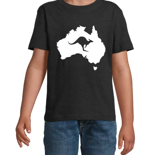 Australien mit Känguru Kinder T-Shirt