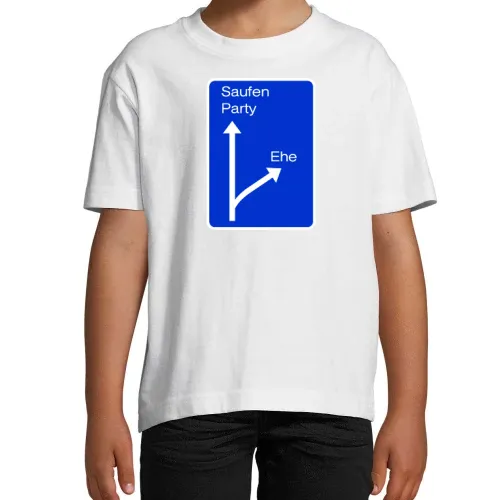 Autobahnschild zur Ehe T-Shirt
