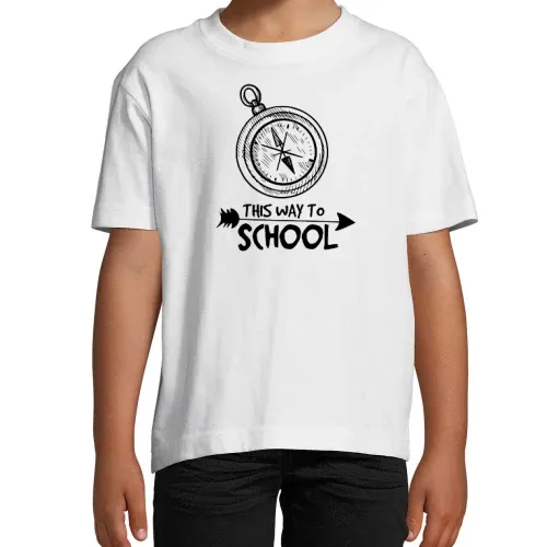 Backpacking Schule 2 T-Shirt Kinder Imperial